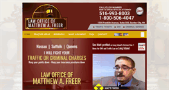 Desktop Screenshot of longislandtrafficlawyer.com